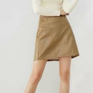 Zara Faux Leather Skirt